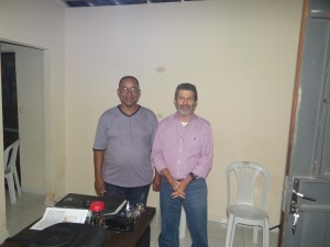 Associação dos Sem Teto de Santa Maria da Boa Vista, o presidente Luciano Barbosa.