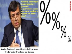 Murilo Portugal, da Febraban, reclama do jurocídio